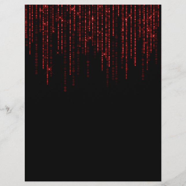 Elegant dark blank flyer (Back)