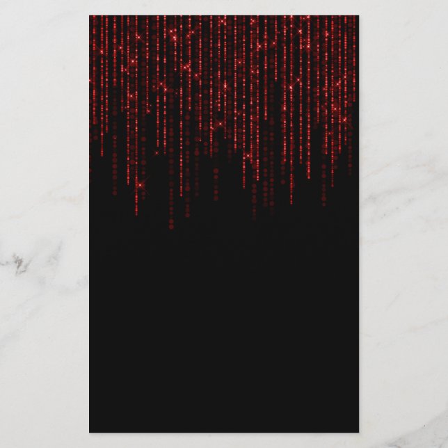 Elegant dark blank flyer (Back)