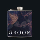 Elegant Dark Boho Purple Rose Gold Groomsmen Hip Flask<br><div class="desc">Elegant Dark Boho Purple Rose Gold Groomsmen Flask

#pampasgrass
#junglewedding
#jungleinvitation
#coralwedding
#weddingmenu
#desertwedding
#lasvegaswedding
#terracottawedding
#peachwedding
#pampasweddingmenu
#pampas
#terracotta
#coral
#peach
#naturalwedding
#driedgrass
#driedpampas
#wabisabiwedding
#naturewedding</div>