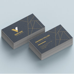 Elegant Dark Business Card