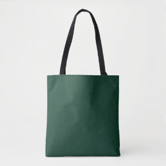 Elegant Dark Forest Green  Tote Bag