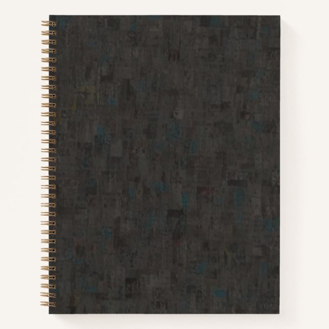 Elegant Dark  Granite Style Journal (Front)