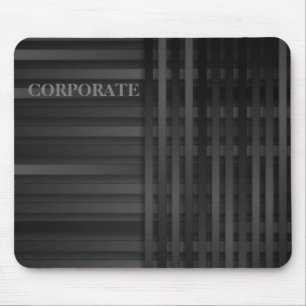 Elegant Dark Grey Corporate Business Mouse Pad