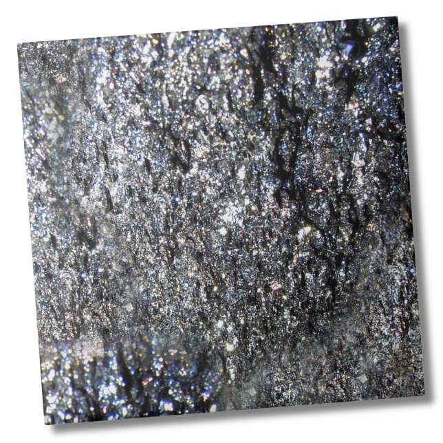 Elegant Dark Grey Tile (Gun Metal Sparkling Crystal Mineral Stone Ceramic Tile)