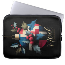 Elegant Dark Moody Noel Ornament