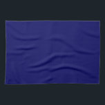 Elegant Dark Navy Blue Solid Colour Blank Template Tea Towel<br><div class="desc">Custom Upload Add Your Monogram Initial Photo or Logo Text Name Elegant Modern Cute Kitchen & Dining / Table & Kitchen Linens/ Blank Template Dark Navy Blue Solid Colour Kitchen Towel.</div>