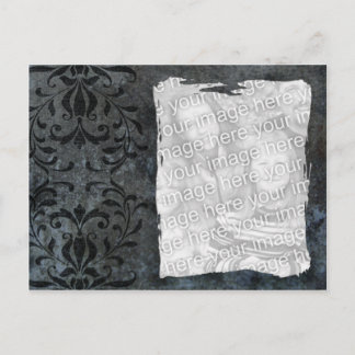 Elegant dark template postcard
