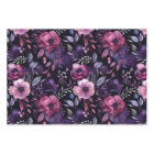 Elegant Dark Victorian Purple Floral | Decoupage 