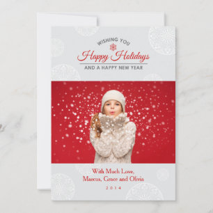 Elegant Decorated Holiday Photo Card Groupon