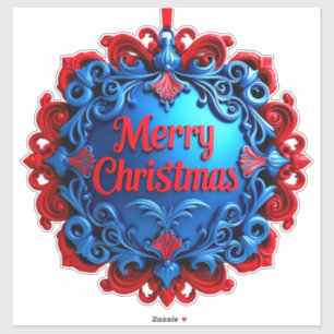 Elegant Decorative Merry Christmas Ornament