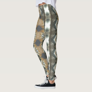 Elegant Decorative Pattern Leggings
