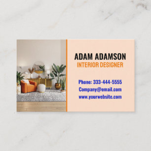 Elegant Decorator (Staging Home Living) Designer Business Card