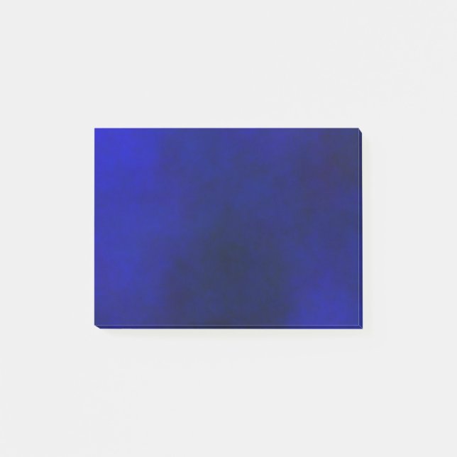 Elegant Deep Blue Gradient Plasma  Post-it Notes (Front)