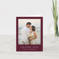 Elegant Deep Burgundy Classic Wedding
