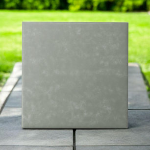 Elegant Deep Green Watercolor Marble Minimalist Tile