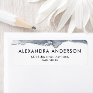 Elegant Deep Grey Watercolor Professional Minimal