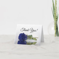 Elegant Deep Navy Blue Rose Wedding Photo Inside