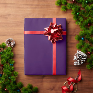 Elegant deep purple wrapping paper