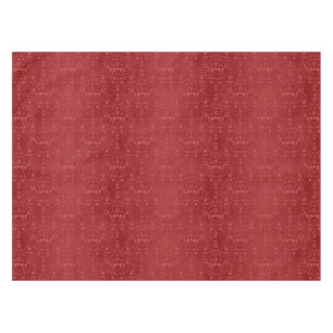 Elegant Deep Red Damask Pattern Tablecloth