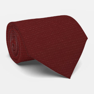 Elegant Deep Red Textured Neck Tie