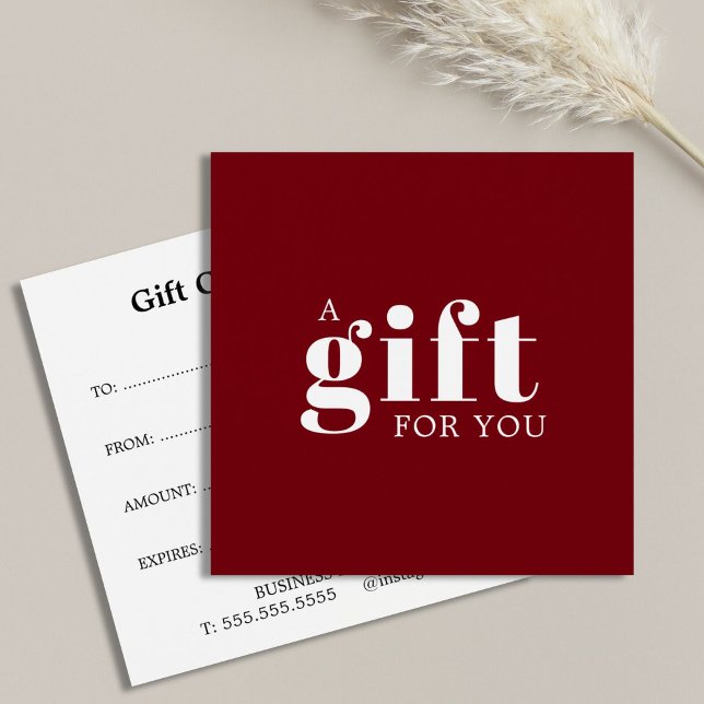 Elegant Deep Red White Beauty Salon (Creator Uploaded)