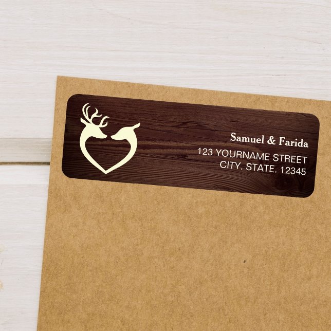 Elegant Deer Heart Rustic Wood Wedding (Creator Uploaded)