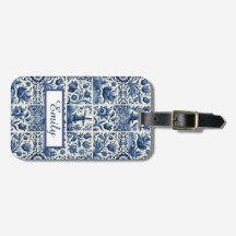 Elegant Delft Tiles Personalised