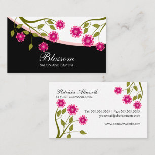 Elegant Delicate Floral Business Card