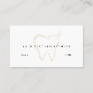 Elegant Dental Appointment Card