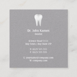 Elegant Dental   Professional Square Business Card