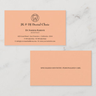 Elegant Dentist Business Card