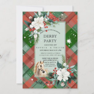Elegant Derby Party Horse Invitation Card