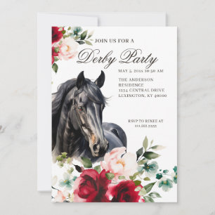 Elegant Derby Party  Invitation