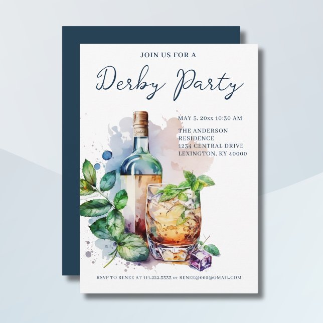 Elegant Derby Party  Invitation (Creator Uploaded)