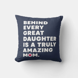 Elegant Design Expression text for Mothers day Cushion