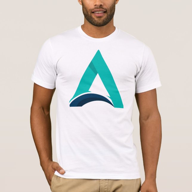 Elegant design, letter “A”, design number 1. T-Shirt (Front)