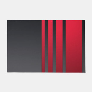 Elegant design, modern pattern, vertical stripes doormat