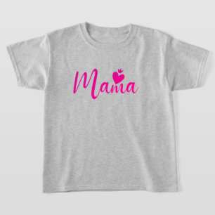 Elegant design Text Mum Typography T-Shirt