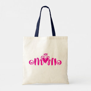 Elegant Design Text Mum With Heart  Tote Bag