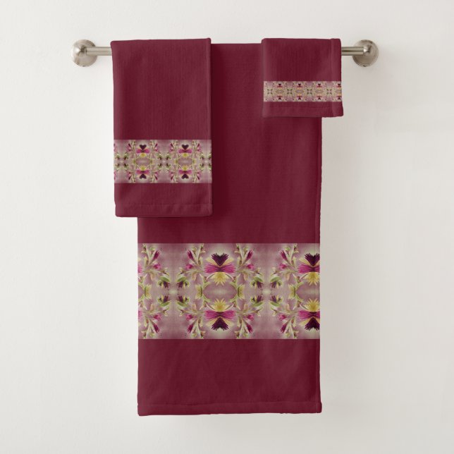 Elegant Designed Bath Towel Set (Insitu)