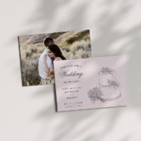 Elegant Destination Floral Photo Save The Date