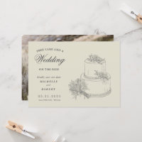 Elegant Destination Floral Photo Save The Date