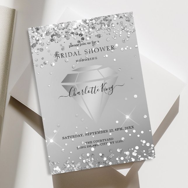 Elegant Diamond Einladung Invitation (Creator Uploaded)