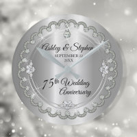 Elegant Diamond Jubilee 75th Wedding Anniversary