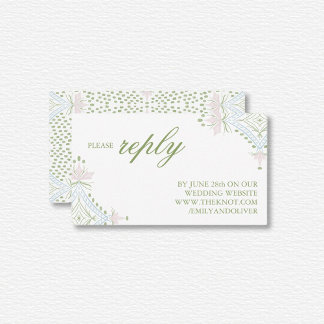 Elegant Diamond Wedding Enclosure Card