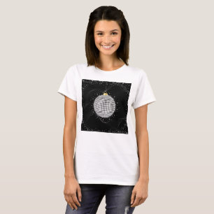 Elegant Disco Ball Christmas Ornament T-Shirt