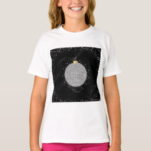 Elegant Disco Ball Christmas Ornament T-Shirt