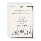 Elegant Disco Wedding Thank You Card