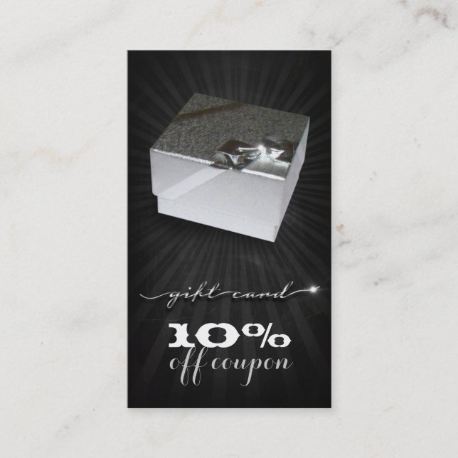 Elegant discount / cupon / gift card / promotion (Front)