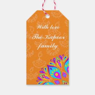 Elegant Diwali Gift Tags